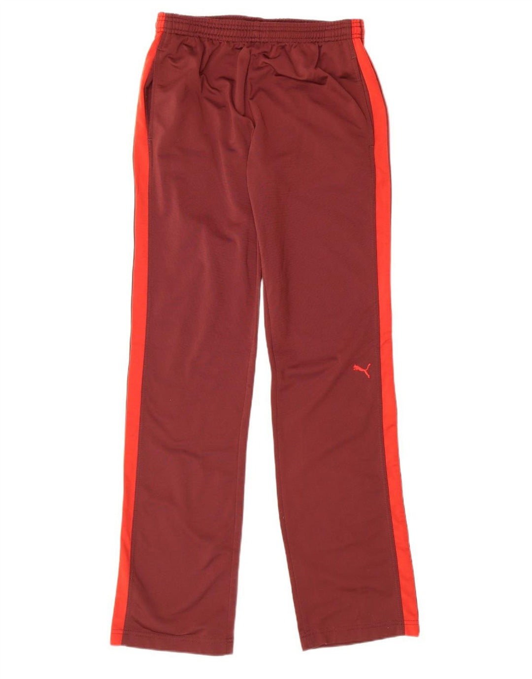 PUMA Womens Tracksuit Trousers UK 8 Small Brown Colourblock Polyester
