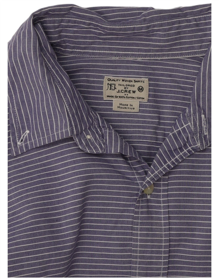 J. CREW Herreskjorte Medium lilla nålestribet bomuld