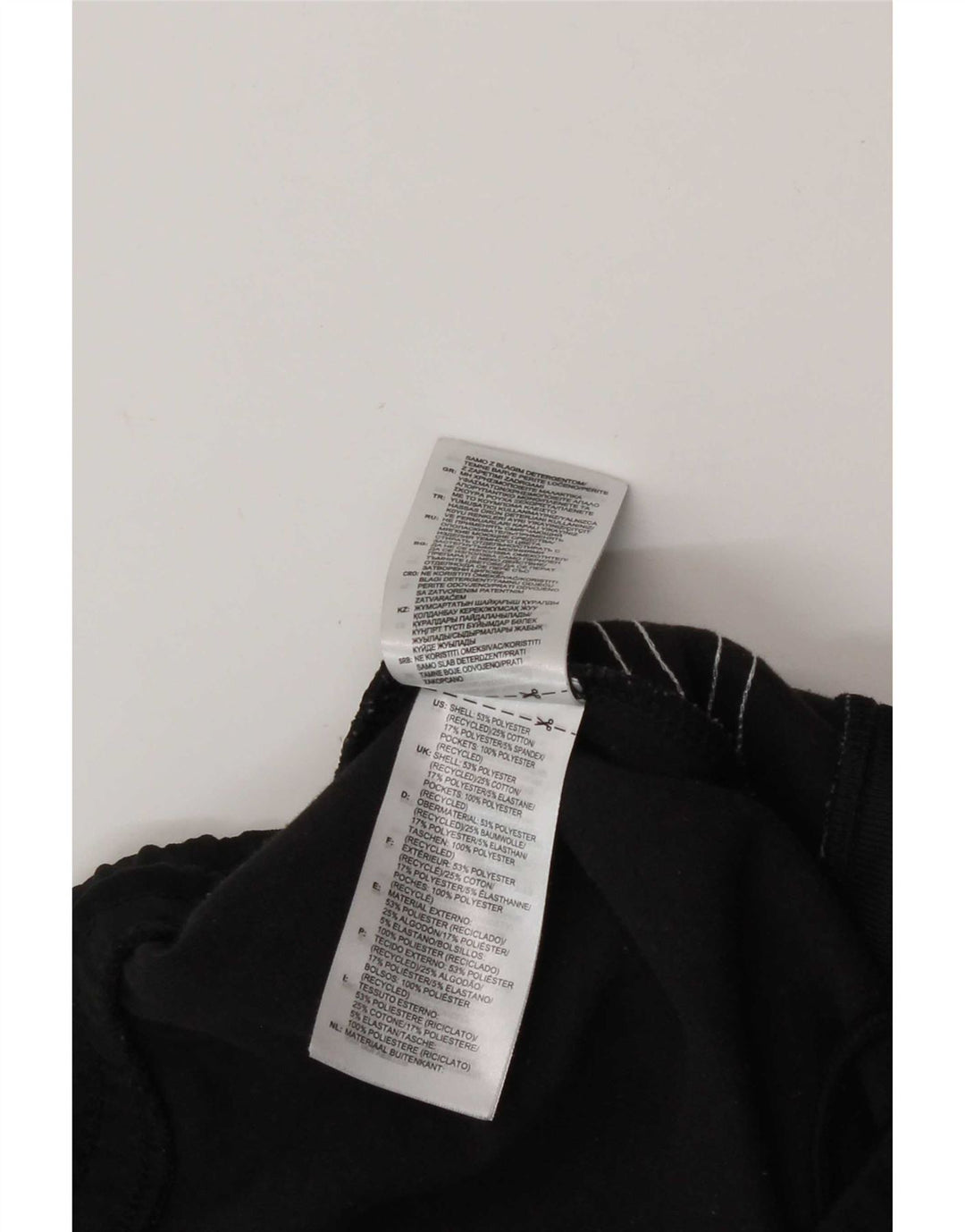Adidas træningsdragtsbukser til kvinder UK 10 Small Black Polyester