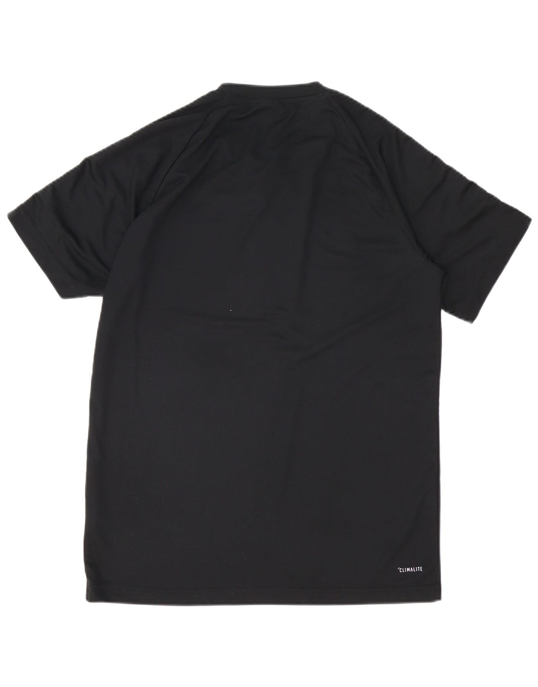 Adidas Herre Climalite T-Shirt Top Medium Sort Polyester