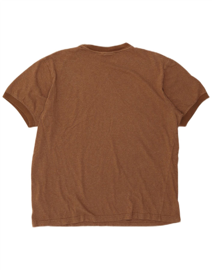 Puma Herre Regular Fit grafisk T-shirt Top Stor brun bomuld