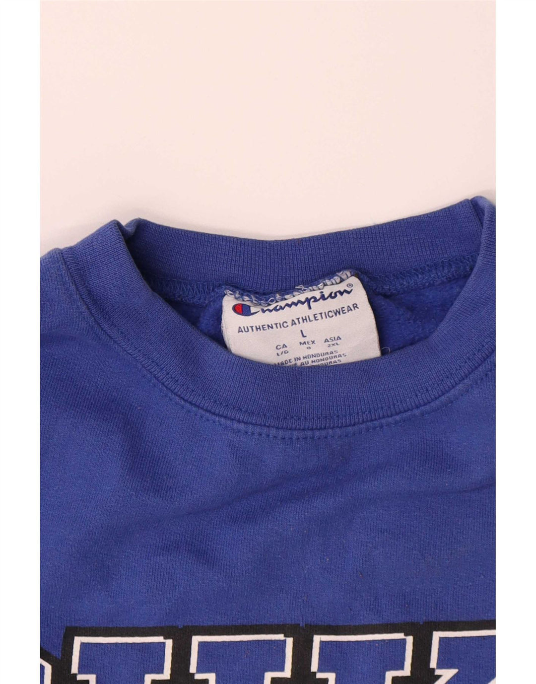 Champion Herre Duke Blue Devils Basketball Grafisk Sweatshirt Jumper Large