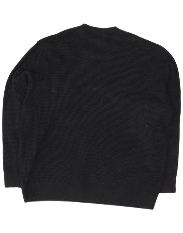 Marks & Spencer Herre sweater med rund hals 3XL sort bomuld