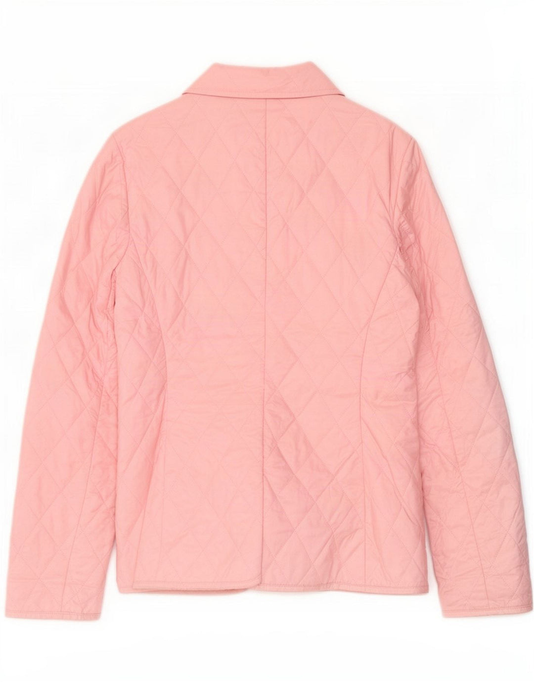 Marks & Spencer Quiltet jakke til kvinder UK 10 Small Pink Polyester