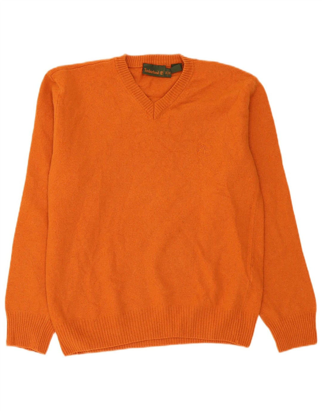 Timberland Herre V-hals sweater Medium Orange Uld