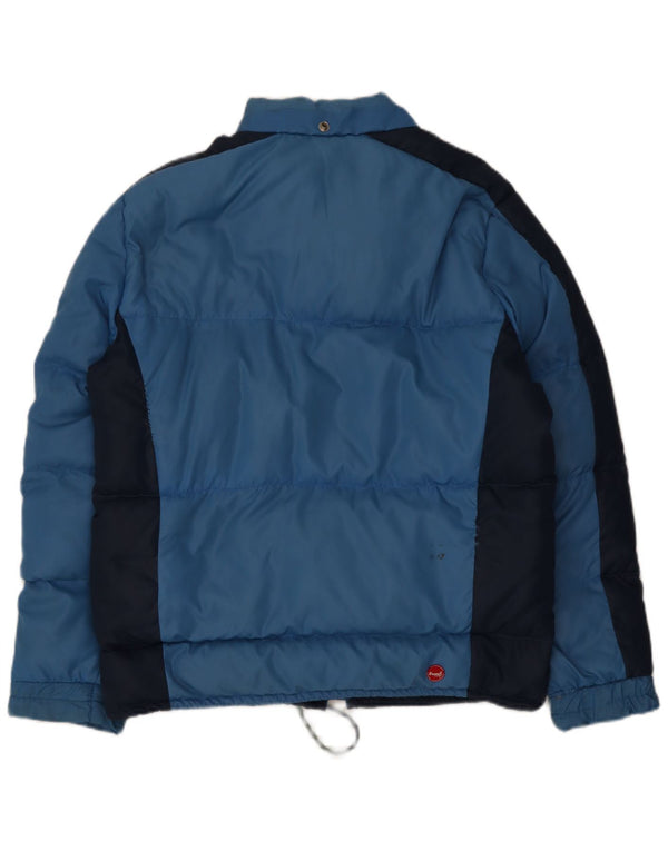 Brunik Herre polstret jakke UK 40 Large Blue Colourblock