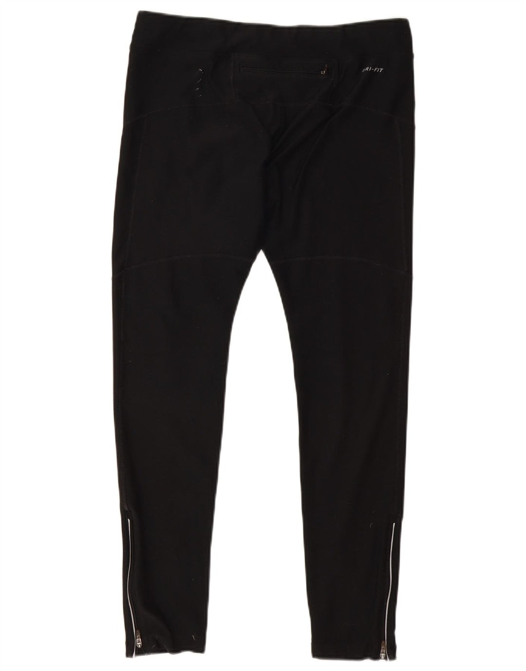Nike Dame Dri Fit Leggings UK 16 Large Black Polyester