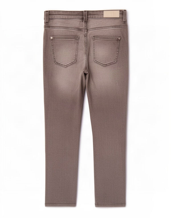 Zara Womens Cropped Jeans EU 38 Small W28 L24 Grå Bomuld