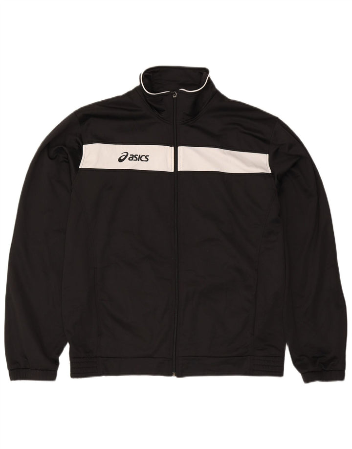 Asics Herre grafisk træningsdragt Topjakke XL Sort Colourblock Polyester