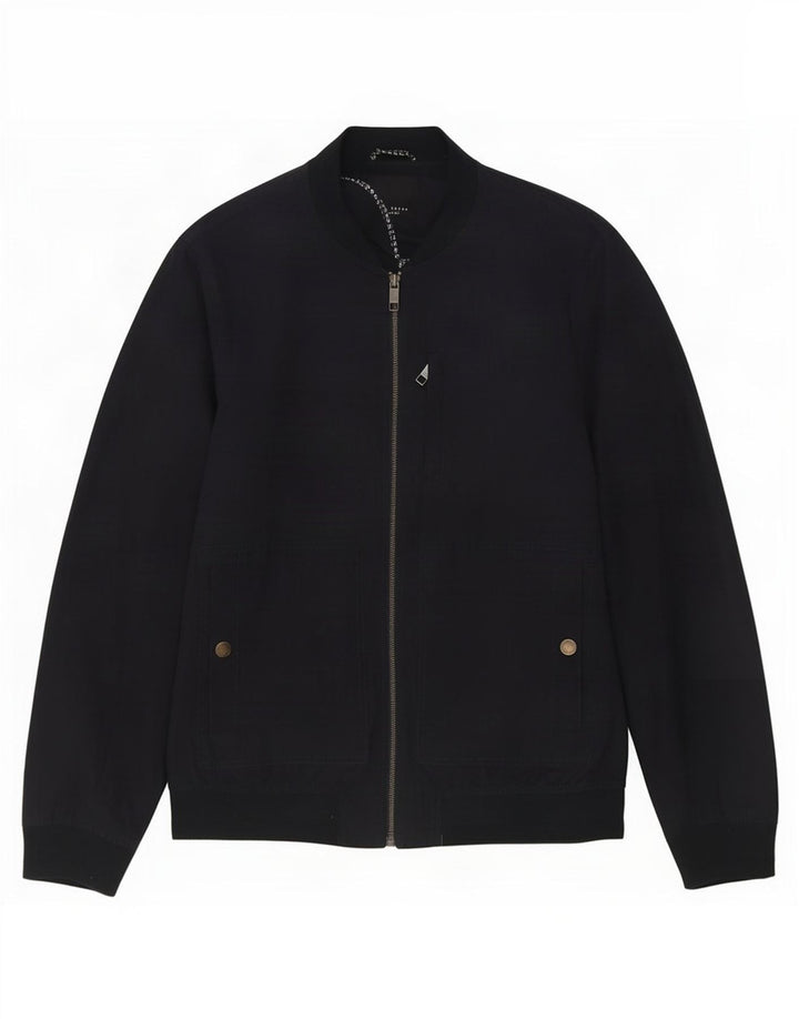 Ted Baker Herre Bomberjakke Str. 6 2XL Navy Blue Polyester