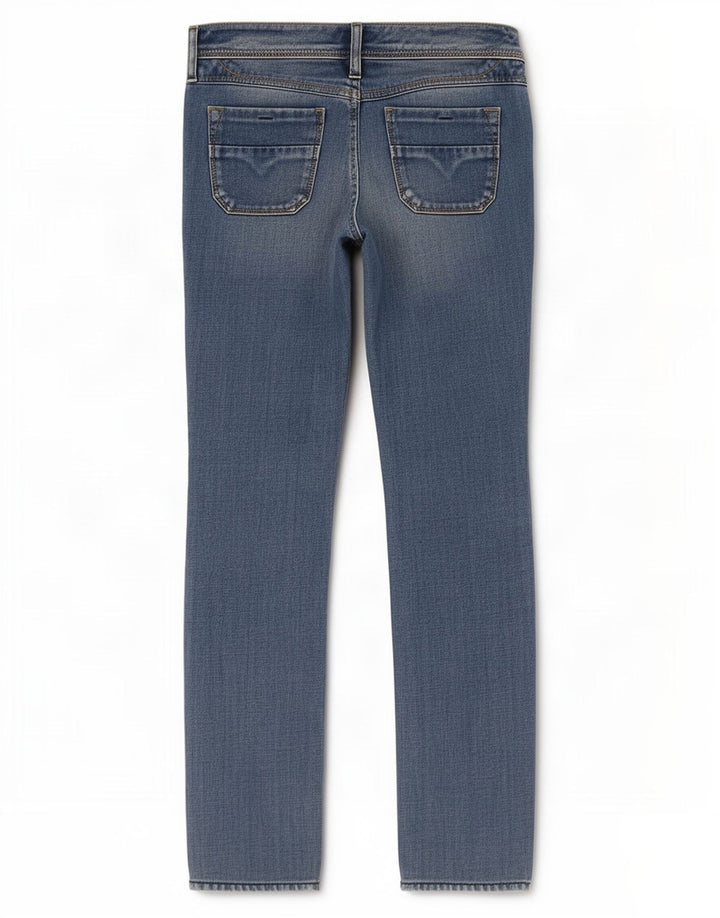 Diesel Dame Slim Jeans W29 L32 Blå Bomuld