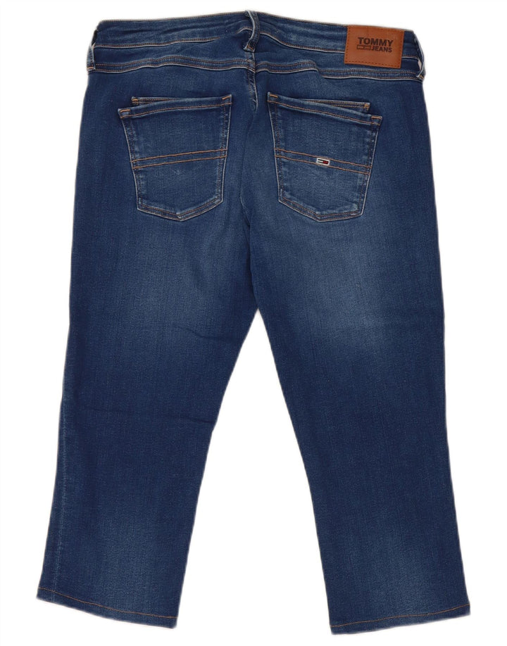 Tommy Hilfiger Dame Capri Jeans W30 L18 Blå Bomuld