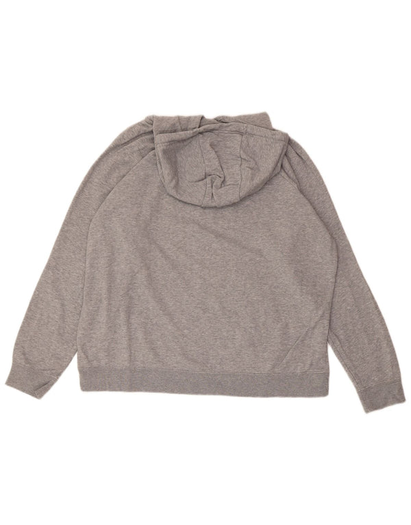 NIKE Grafisk hættetrøje til mænd XL Grå Flecked Bomuld