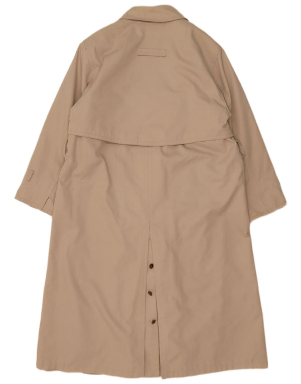 Vintage overfrakke til kvinder UK 18 XL Beige Akryl