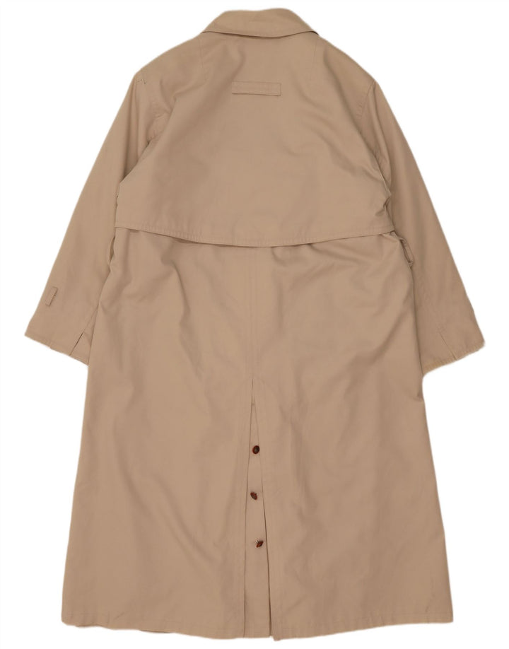 Vintage overfrakke til kvinder UK 18 XL Beige Akryl