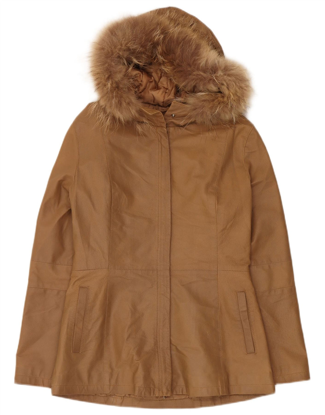 Conbipel Dame Free Heron Hooded Windbreaker Jacket IT 44 Medium Beige