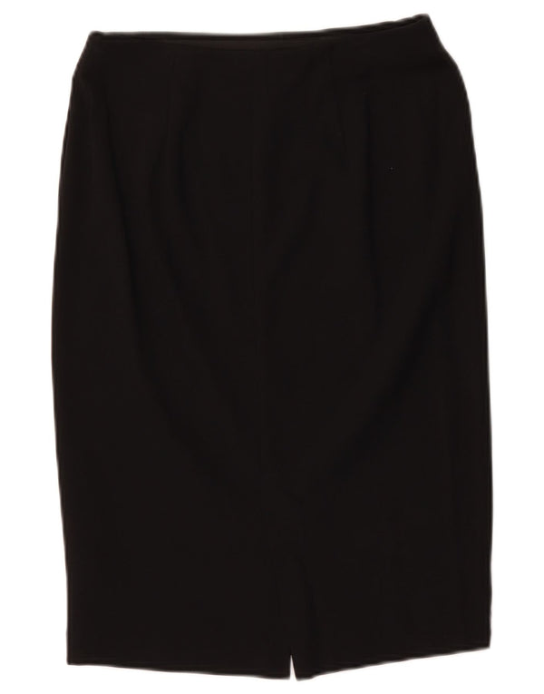Marks & Spencer Pencil Nederdel til kvinder UK 8 Small W27 Black Viscose