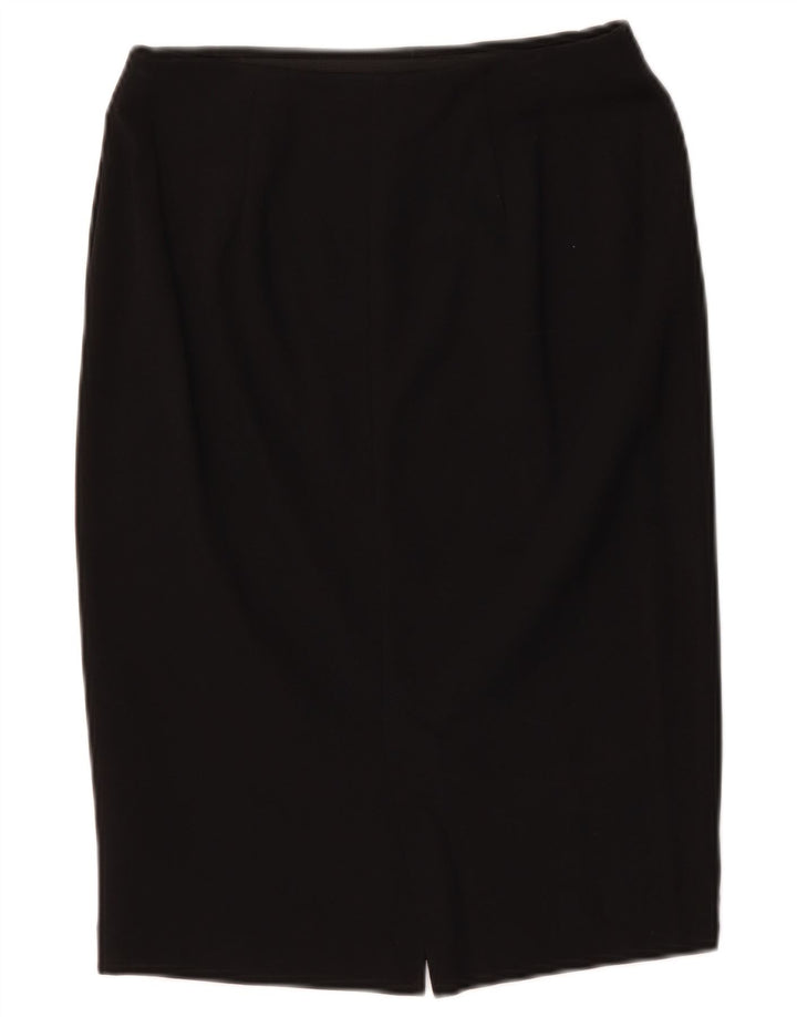 Marks & Spencer Pencil Nederdel til kvinder UK 8 Small W27 Black Viscose