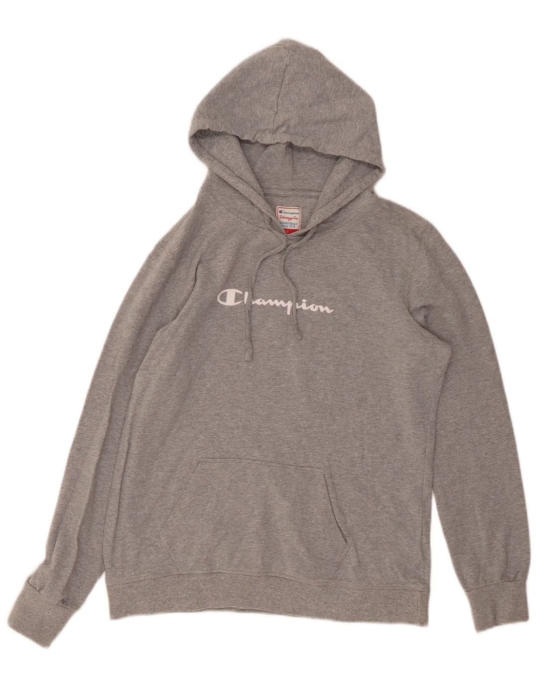 CHAMPION Womens Heritage Fit Grafisk hættetrøje Jumper UK 14 Large Grå