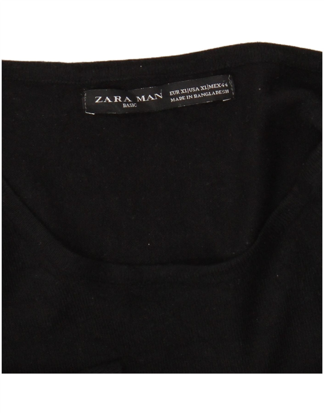 Zara Herre sweater med rund hals XL sort