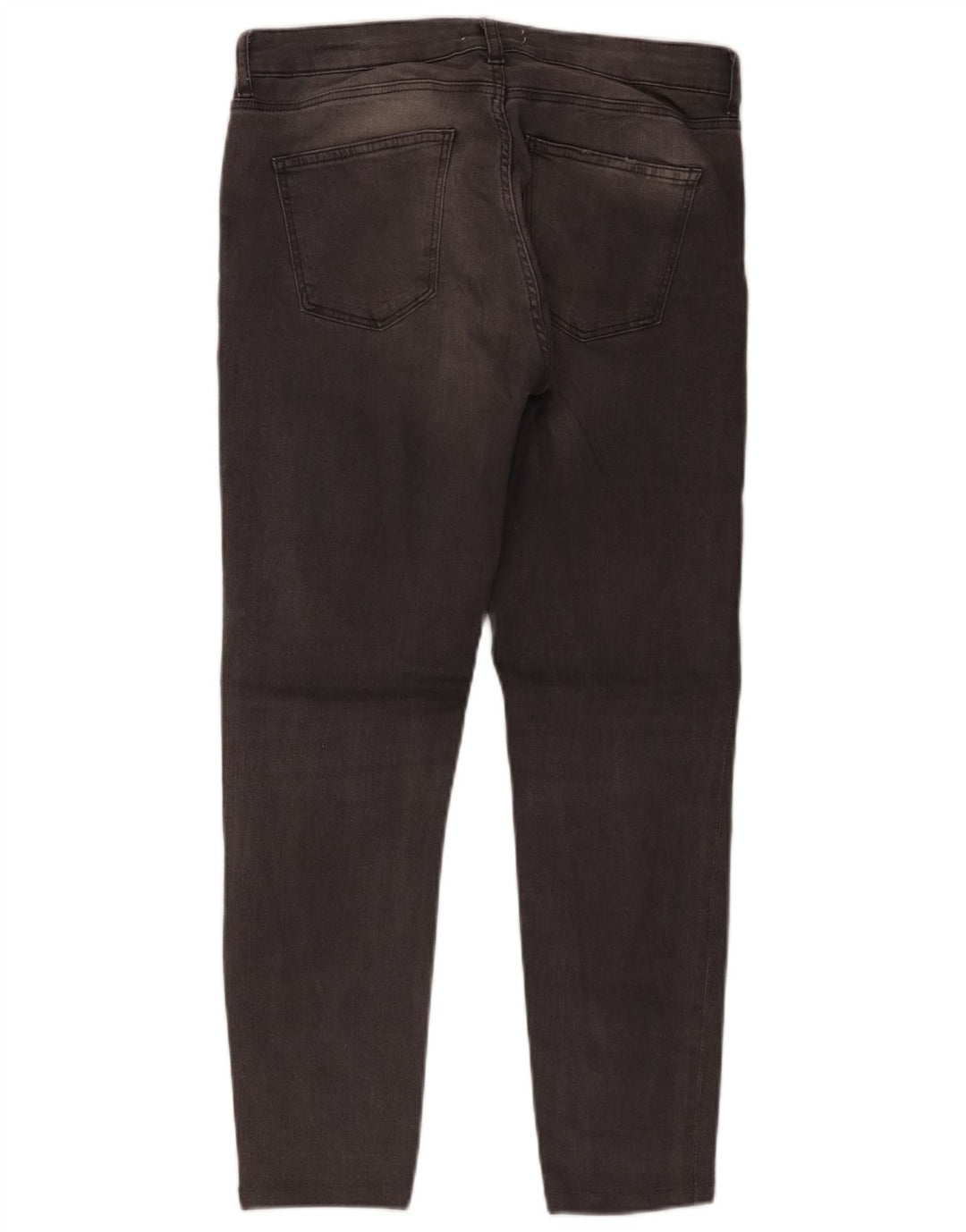 Zara Womens Cropped Jeans EU 40 Medium W30 L25 Grå Bomuld