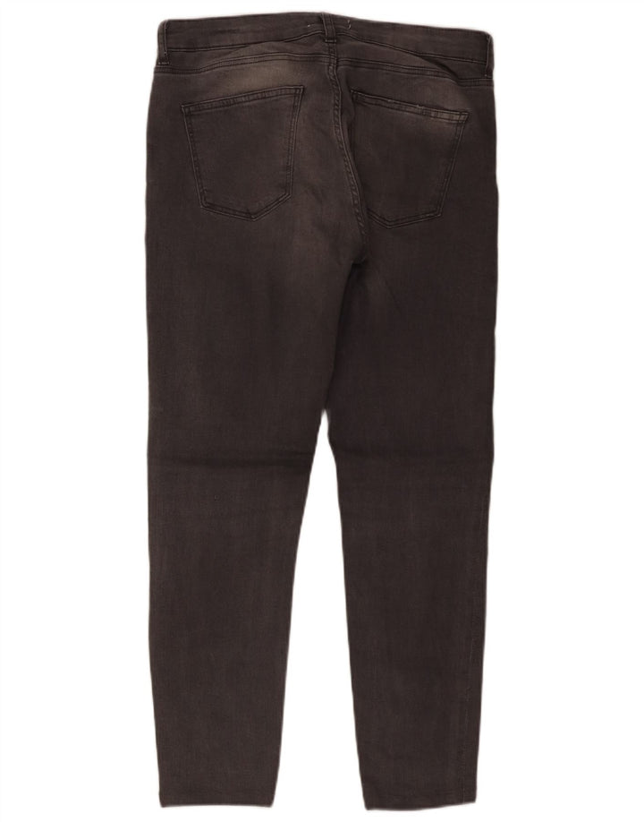 Zara Womens Cropped Jeans EU 40 Medium W30 L25 Grå Bomuld