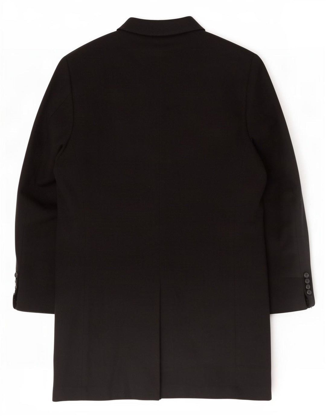 Pierre Cardin Herre Overfrakke IT 54 2XL Sort Uld