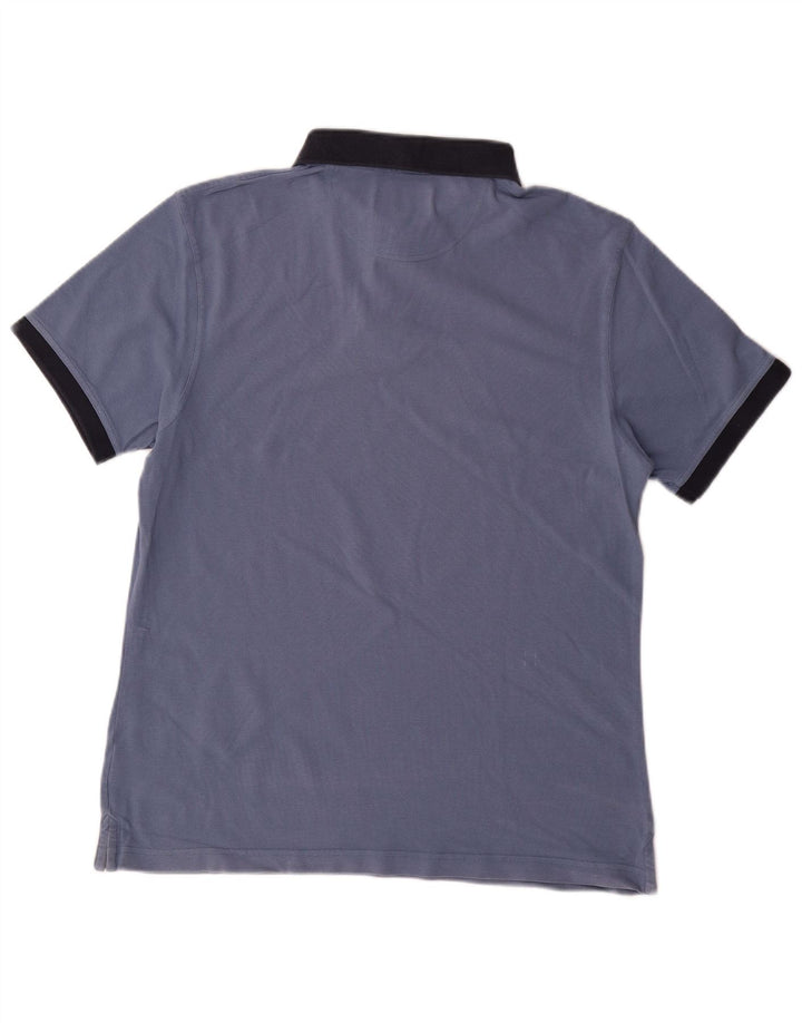 BARBOUR Herre poloshirt Stor blå bomuld