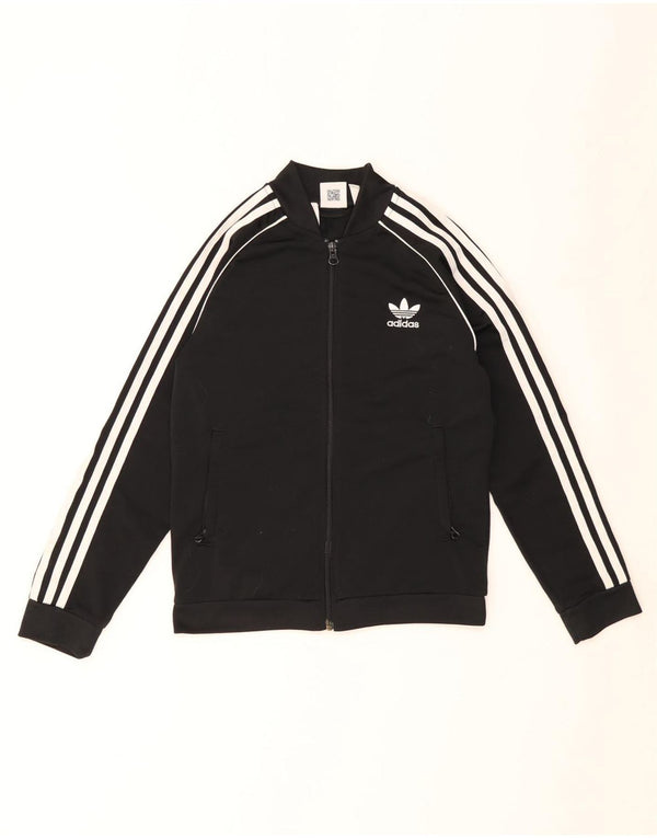 ADIDAS Træningsdragt til drenge Topjakke 10-11 år Sort Polyester
