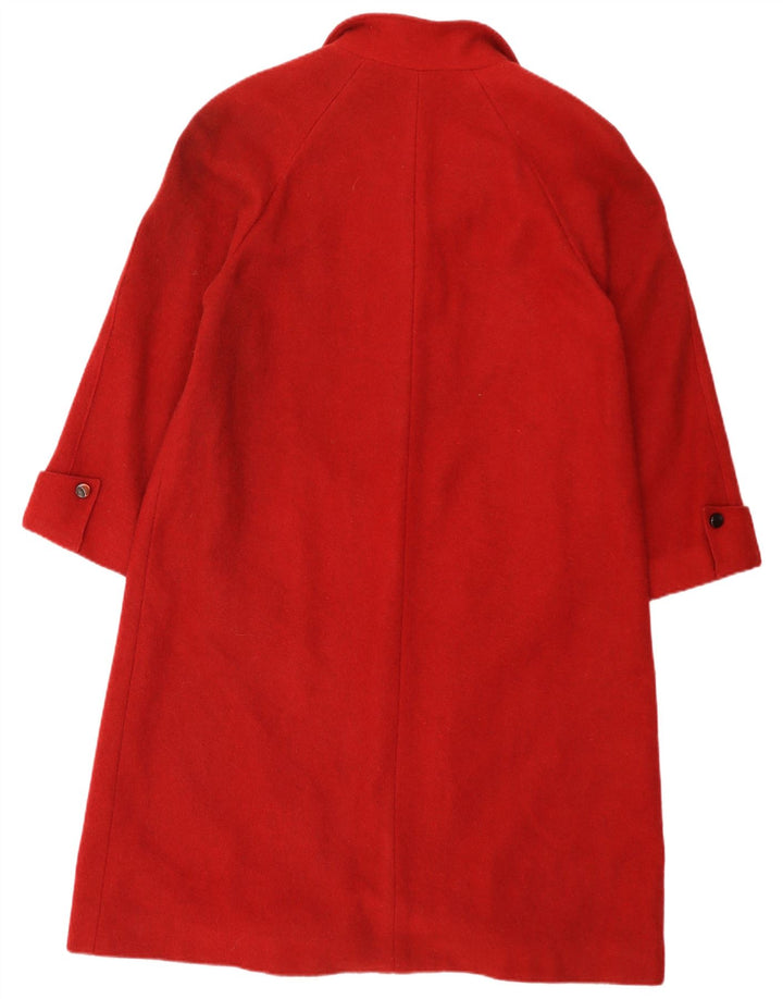 Vintage Dame Oversized Overfrakke IT 46 Large Red