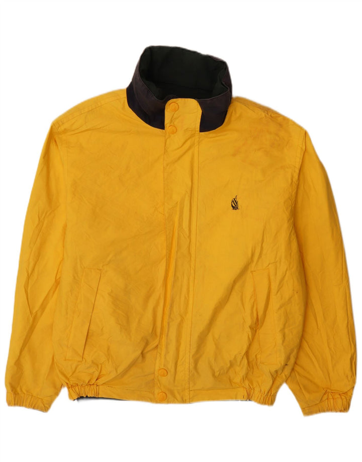 Nautica Vendbar Herrejakke UK 40 Stor flerfarvet Colourblock Bomuld