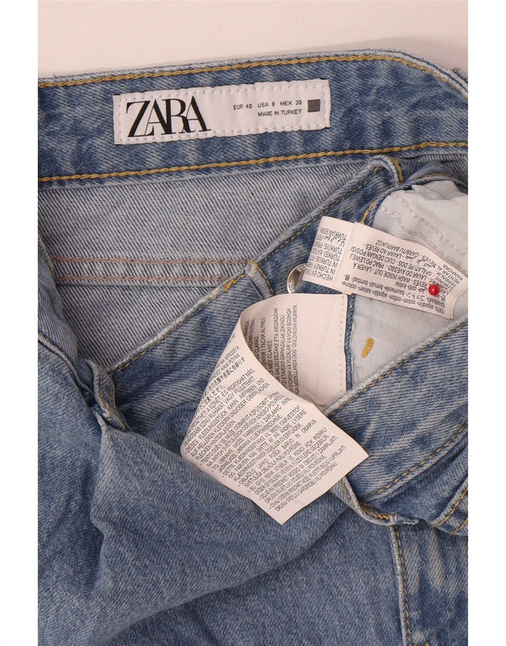 Zara Dame denim Shorts Medium W30 Blå Bomuld