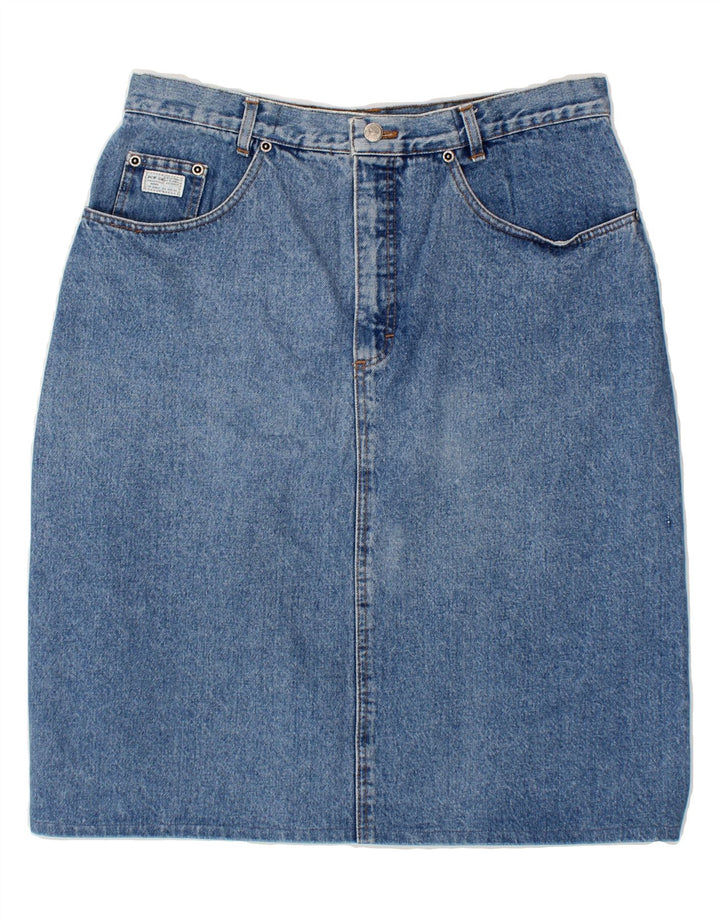 POP 84 Womens Denim Skirt EU 38 Medium W34 Blue Cotton Vintage POP 84 and Second-Hand POP 84 from Messina Hembry 