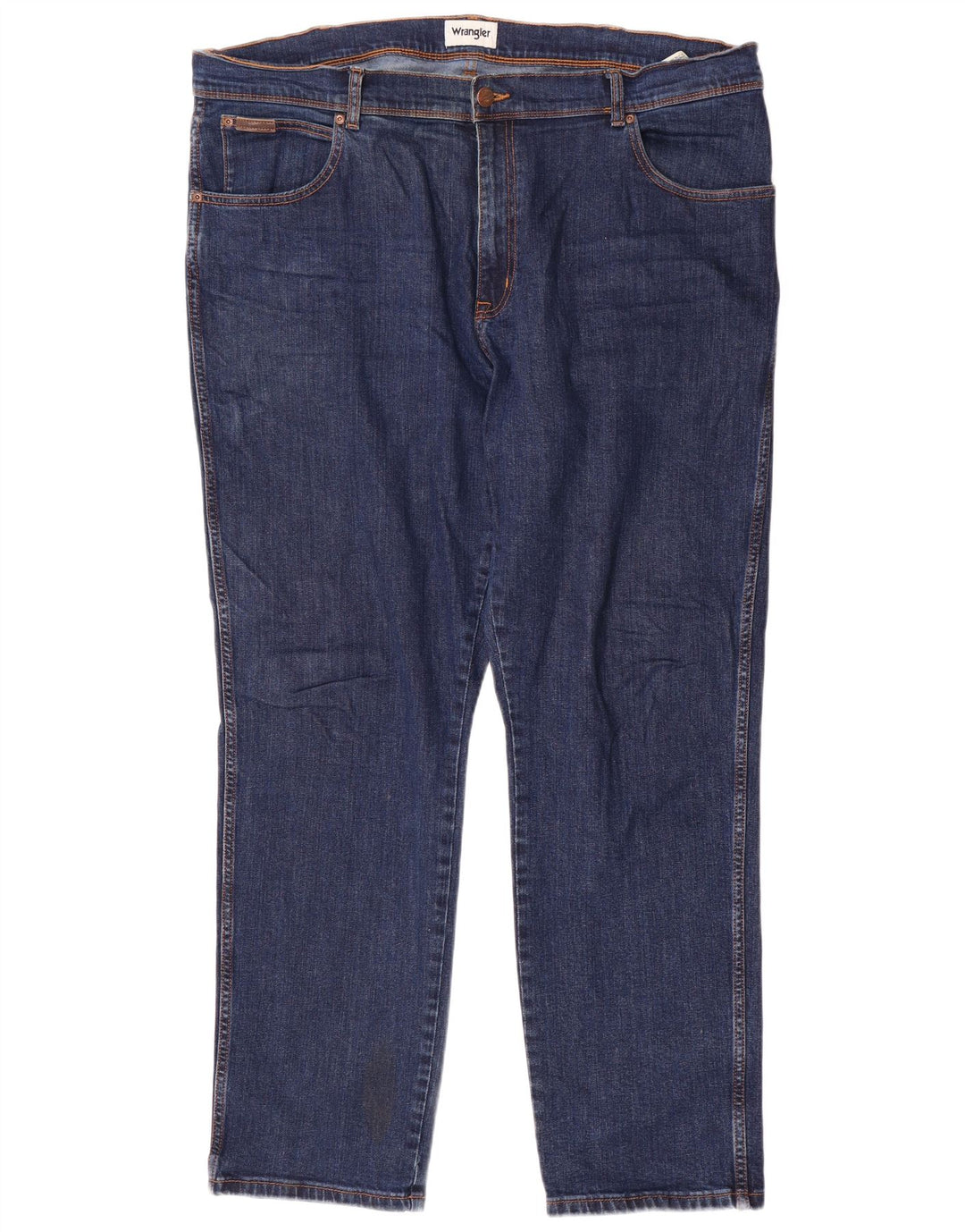 WRANGLER Herre Texas Slim Jeans W42 L32 Blå Bomuld