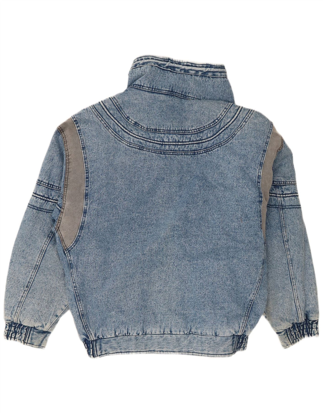 MONTANA Dame Oversized denimjakke UK 18 XL Blå Bomuld