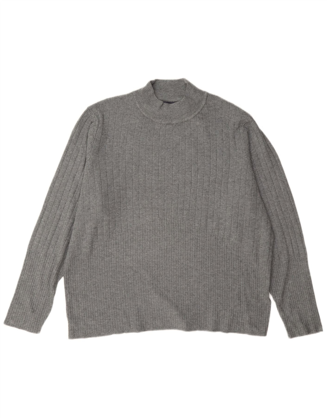 Marks & Spencer Dame Turtle Neck sweater UK 22 3XL Grå Viscose