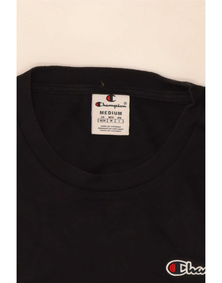 Champion Herre T-Shirt Top Medium Sort