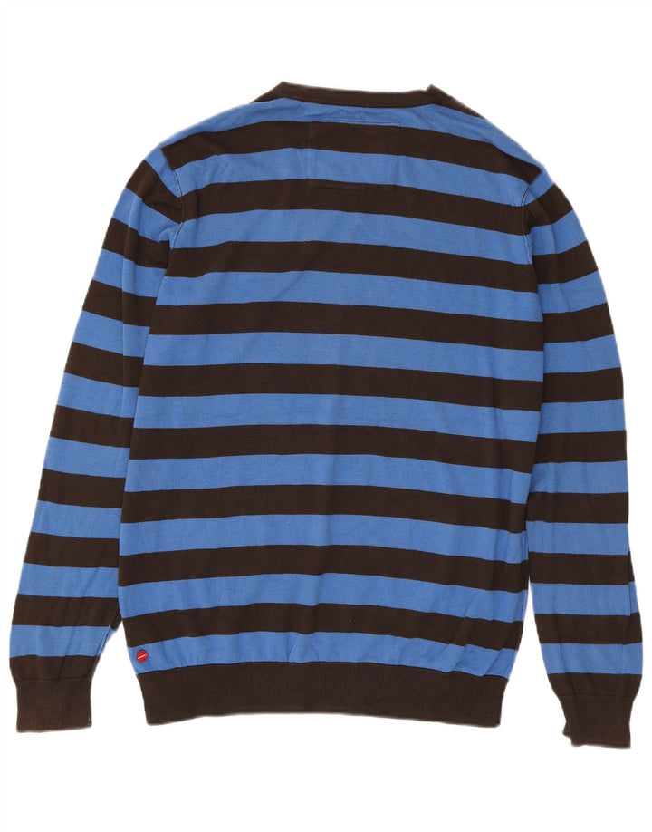 O'Neill Herre V-hals sweater mellemblå stribet