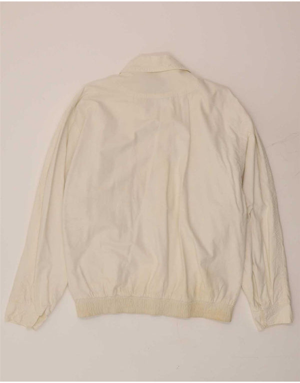 Vintage Bomberjakke til mænd UK 36 Small White