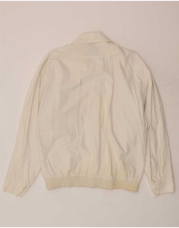 Vintage Bomberjakke til mænd UK 36 Small White