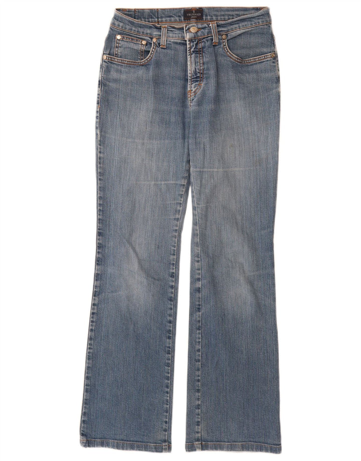 Trussardi Jeans Dame Bootcut Jeans W27 L30 Blå Bomuld