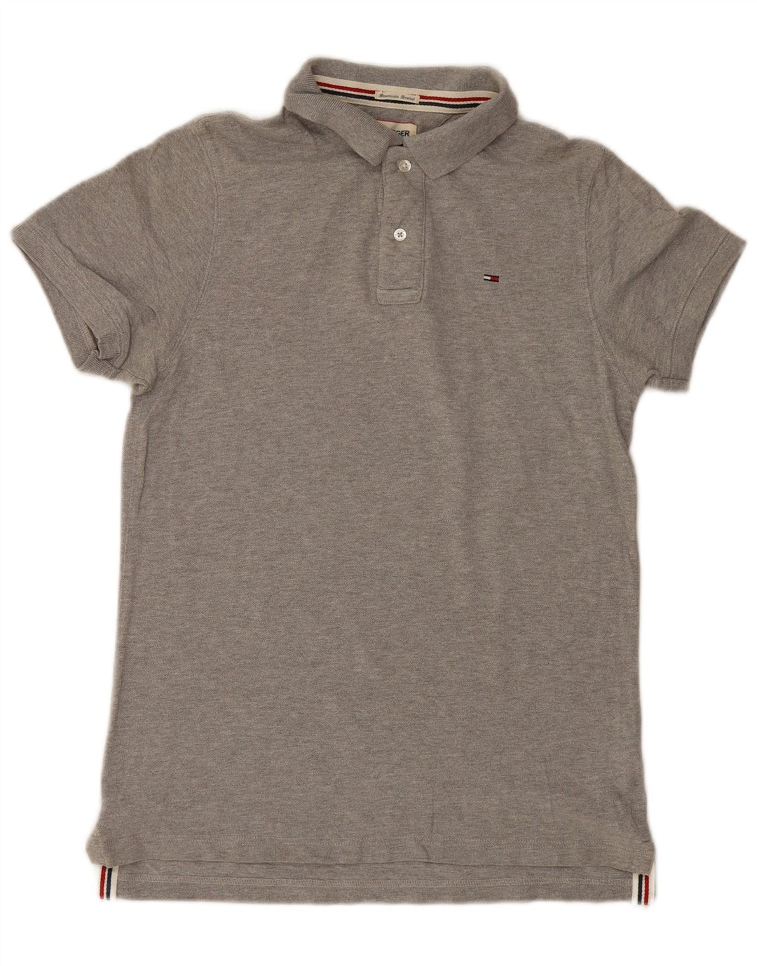 Tommy Hilfiger herre poloshirt mellemgrå bomuld