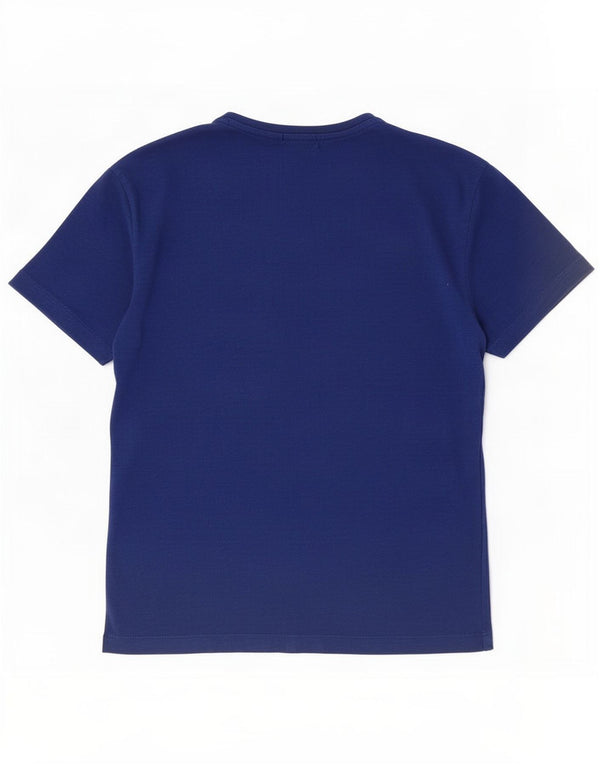 Calvin Klein Jeans Herre T-shirt Top Lille blå stribet bomuld