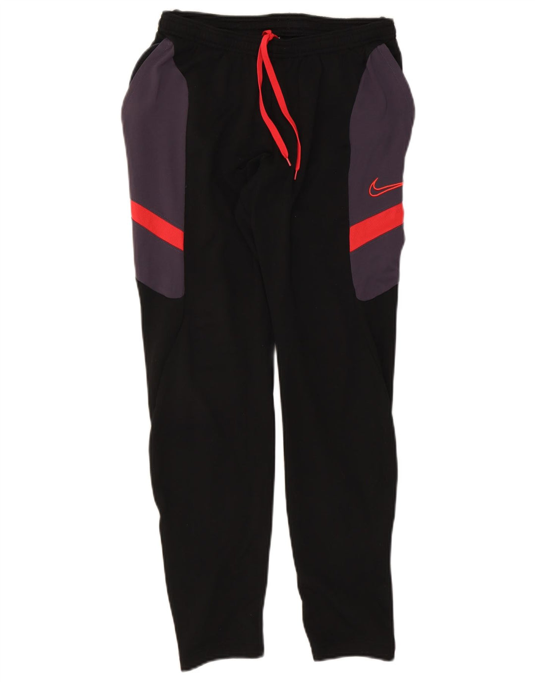 Nike træningsdragtsbukser til kvinder UK 12 Medium Sort Colourblock Polyester