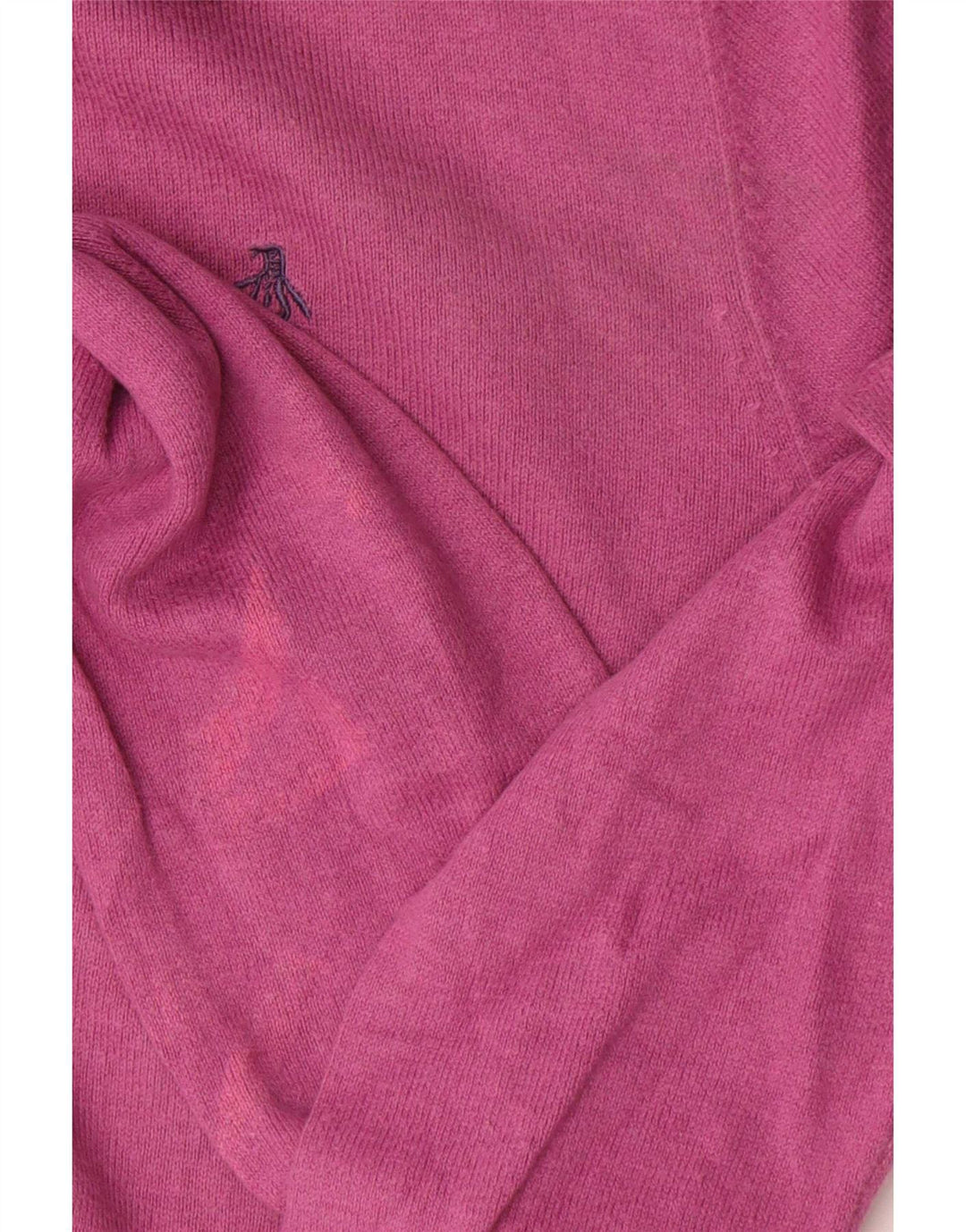 Penguin sweater med rund hals til mænd Medium Pink Bomuld
