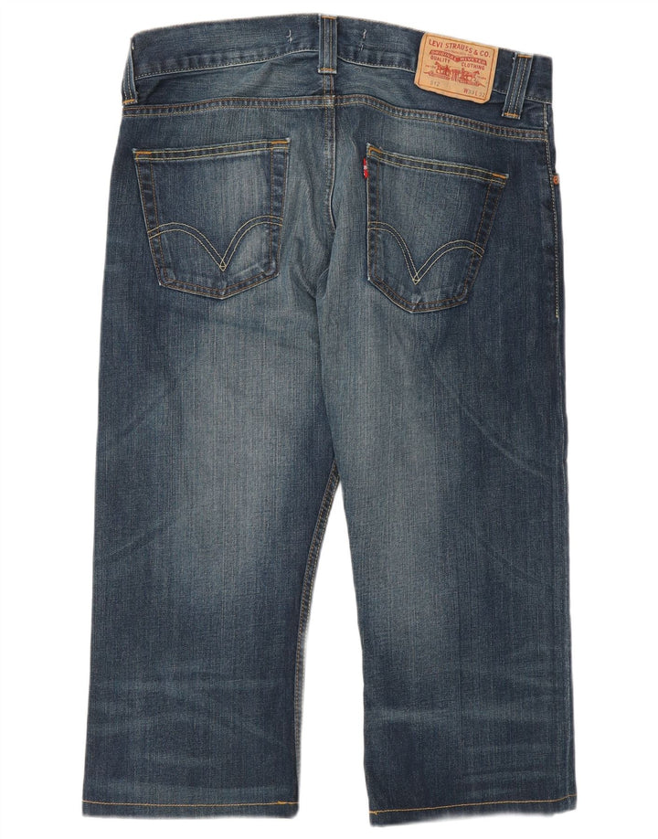 Levi's Herre 512 Capri Jeans W33 L22 Blå Bomuld