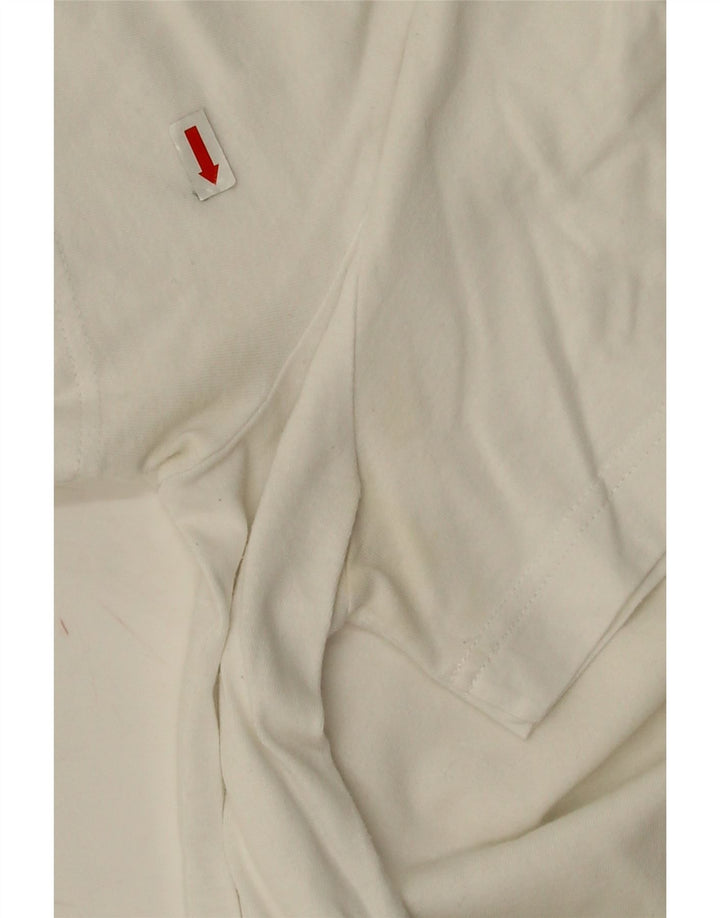 Lacoste Herre Regular Fit T-Shirt Top størrelse 3 Lille hvid bomuld