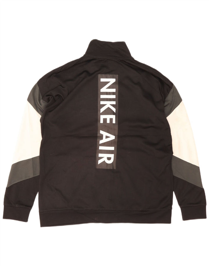 NIKE Grafisk træningsdragt jakke til mænd Stor sort Colourblock Polyester