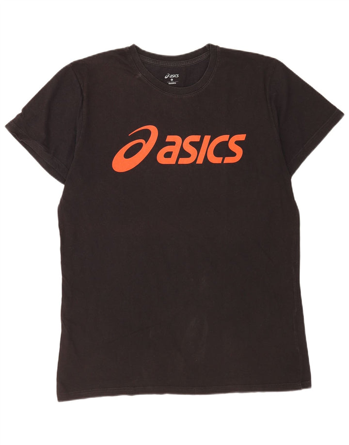 Asics Herre Grafisk T-Shirt Top Stor Sort