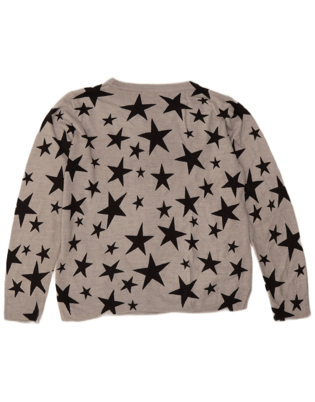 Marks & Spencer Dame Boat Neck Jumper Sweater UK 14 Large Grey